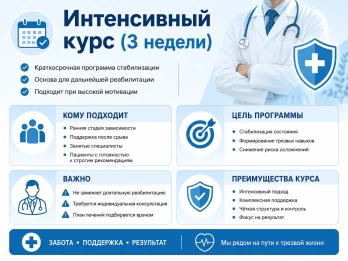 Реабилитация за 21 день в Домодедово